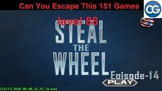 [Walkthrough] Can You Escape This 151 Games level 88 - Steal the wheel episode 14 - Complete Game