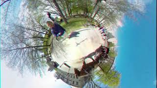 Stereoscopic 3D 360 Little Planet video by using depth map