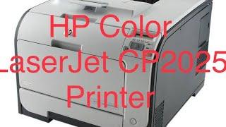 HP Color LaserJet CP2025 Printer Jam in tray 2