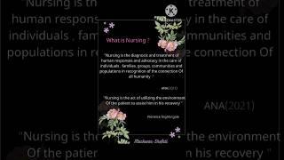 What is Nursing? #shorts #nursing #shortsvideo