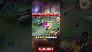 FRANCO DAMAGE BUILD! #mlbb #mlbbshorts #mobilelegends #mlbbindonesia #franco