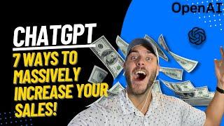 chatGPT for Sales: 7 Ways to Use Chat GPT to Increase Sales