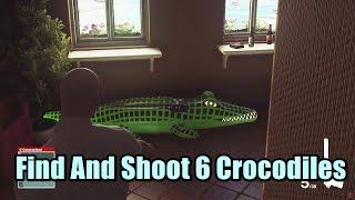 Hitman Find And Shoot 6 Crocodiles - Discovery Investigator Challenge