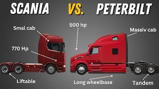 Scania R770 vs. Peterbilt 589 | The Ultimate Semi-Truck Showdown