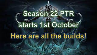 Season 22 PTR - Here are all important Builds (with D3planners!) - Diablo 3 Patch 2.6.10