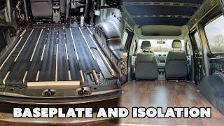 Baseplate + Isolating | VW Caddy Maxi Camper Conversion PT. 2