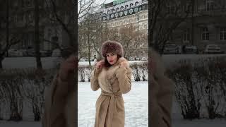 Faux fur hat outfit