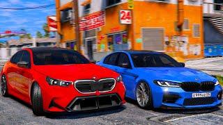 ПУТЬ БОМЖА В GTA 5 - BMW M5 G90 ПРОТИВ BMW M5 F90! ВЫШЛО НОВОЕ ОБНОВЛЕНИЕ! - GTA 5 Россия ВОТЕР