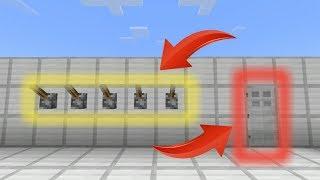 How to make a lever password door in Minecraft