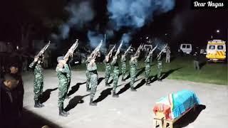 Gun salute for Late Ninghor Raikham, Kilonser, NSCN/GPRN | Kuknalim!