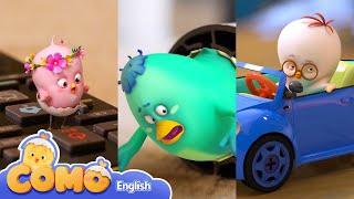 Curious Como | Remote Control + Funny Episodes 21min | Cartoon video for kids | Como Kids TV