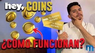 HEY COINS hey banco ¿CÓMO FUNCIONAN?