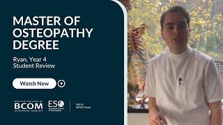 Ryan, Year 4 student at BCOM studying the Masters of Osteopathy