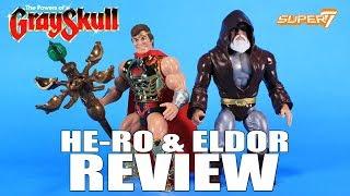 He-Ro and Eldor Masters of the Universe Super7 Figures Review