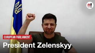 President Zelenskyy's full speech to the European Parliament