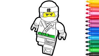 ЛЕГО Ниндзяго. Раскраски для детей. LEGO Ninjago.