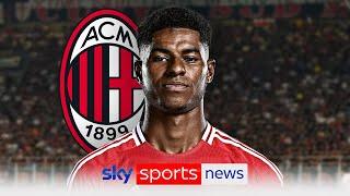 AC Milan expected to formally approach Manchester United over the signing of forward Marcus Rashford