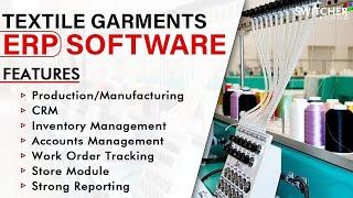 Factory Garments Textile Production ERP Software