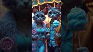 caty celebration #meowcats #catwalktour #cutecat #ai #cute #catvideos #funny #MeowBot shorts