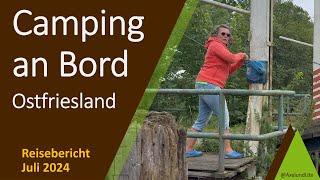 Camping an Bord in Ostfriesland | Fehntjer Tief | Emden