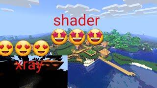 How to get shader+ xray in minecraft pe