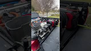 Mobile Detailing Setup Low-profile For Trucks  #detailing #shorts #carwash #satisfyingvideo