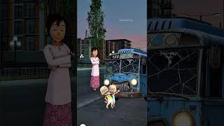 Upin Ipin was taken by the zombie Tayo bus #upinipin