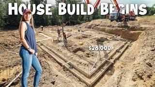 Building a House Start to Finish | Pouring the Foundation Ep. 3