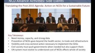 NCD Alliance Webinar, October 2015