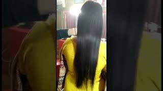 Long straight hair || professional makeup artist || saara makeup studio