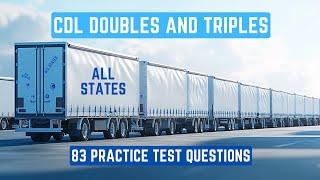 CDL Doubles and Triples Written Test 2025 | All states | Test Questions and Answers