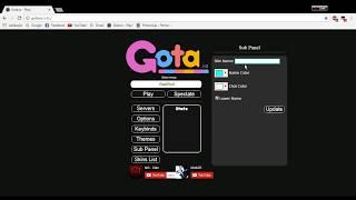 How to get "locked" name in gota.io