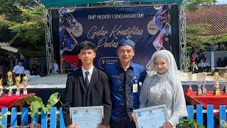 Gelar kreativitas pentas seni SMP N 1 Sindangresmi.