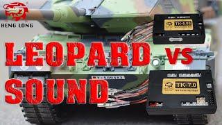 RC Tank Leopard 2 A6 Heng Long 1/16 Sound Check TK7.0 VS TK6.0S