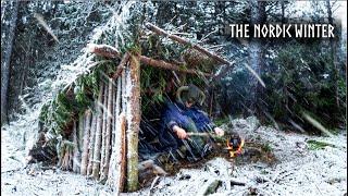 Skyrim Laavu Bushcraft Survival - Nordic Winter Camping