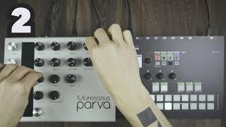 Futuresonus Parva patches, featuring the Squarp Pyramid (DEMO!)