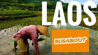 Episode 5: Busabout Asia, Laos adventure. Rice farm experience, living land Luang Prabang