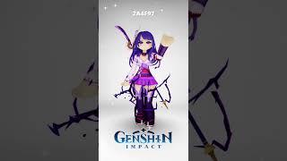 ROBLOX Chibi Doll Fits but GENSHIN IMPACT (Archons) #roblox #robloxoutfits