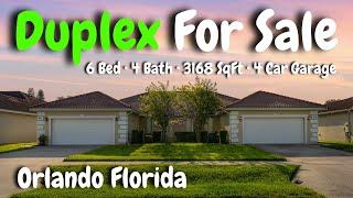 Duplex For Sale in an Orlando Florida Golf Community - Wedgefield Florida | 2529 Albion Ave | $650k