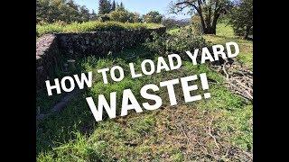 How to load yard waste! Another day in Junk Removal #adayinthelife #couples