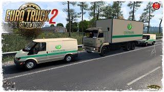 "СБЕРБАНК" ● Euro Truck Simulator 2 ● КОНВОЙ с МОДАМИ