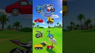 let's play a puzzle:find the missing car and bike!