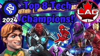 Top 8 Best Tech Champions In MCOC! 7-Star & 6-Star Top of Class Breakdown! Lagacy's Opinion! 2024