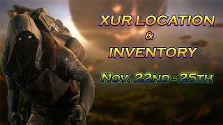 Destiny 2 Xurs Location and Inventory November 22nd - November 25th