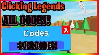 CLICKING LEGENDS! ALL CODES JULY 2020!!!