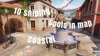 10 Sniping Spots/Wallbang on map Coastal