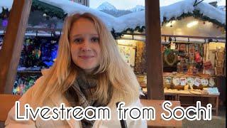 Livestream from the Mountains of Krasnaya Polyana, Sochi  The Best Ski Resort in Russia!
