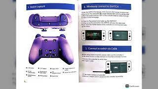 MOBAPAD M9-HD Huben Gamepad - English User Manual #mobapad