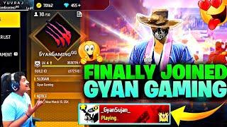 Finally Joined GYAN GAMING Guild | Gyan Bhai Thank You️ | 1v4 on Live @GyanGaming ️