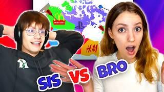 Ronald Reacts to SIS vs BRO THROWING DARTS CHALLENGE PART 2